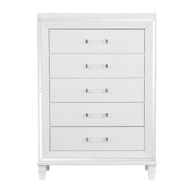 Home Elegance Tamsin Transparent White Chest