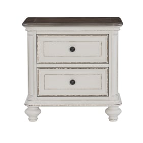 Home Elegance Baylesford White Night Stand