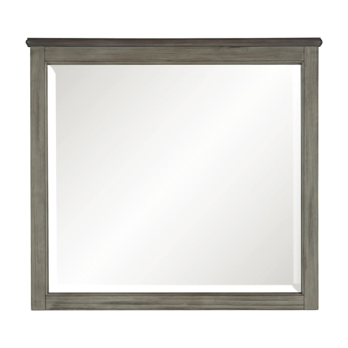 Home Elegance Weaver Brown Gray Mirror HE-1626GY-6