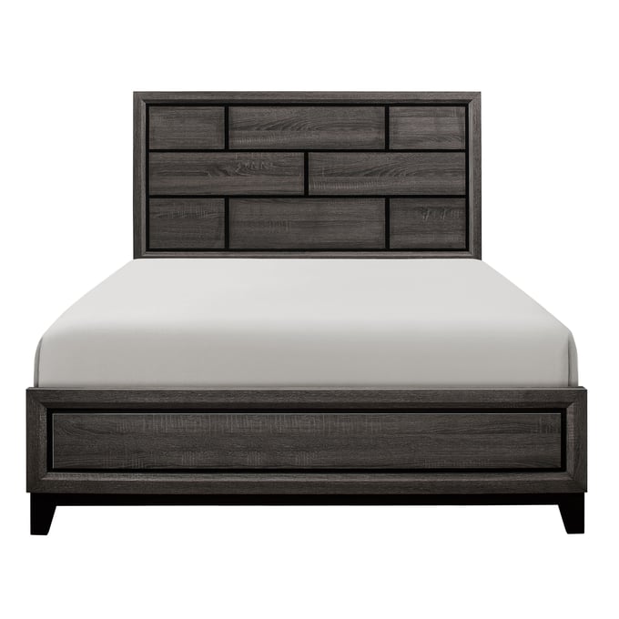 Home Elegance Davi Gray Queen Bed HE-1645-1