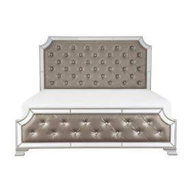 Home Elegance Avondale Gold Silver Champagne Gray Queen Bed