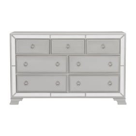 Home Elegance Avondale Gray Gold Silver Champagne Dresser