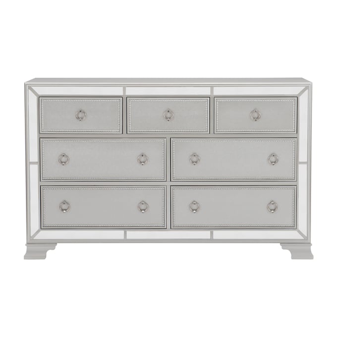 Home Elegance Avondale Gray Gold Silver Champagne Dresser HE-1646-5