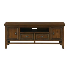 Home Elegance Frazier Park Brown Cherry TV Stand