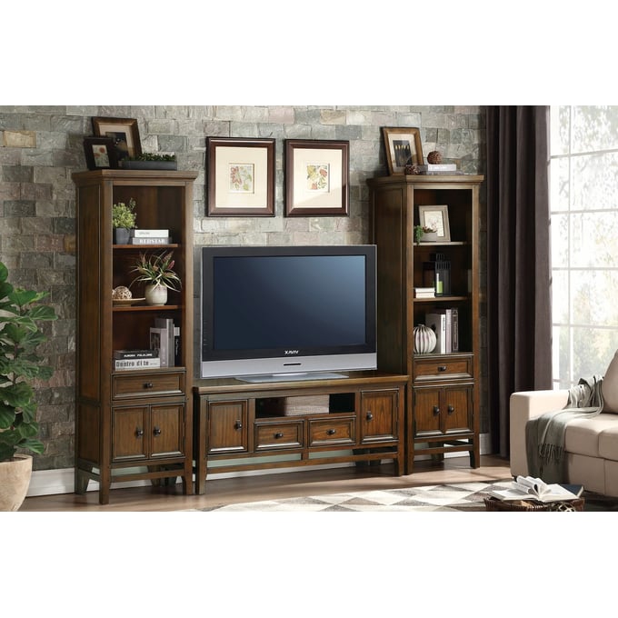 Home Elegance Frazier Park Entertainment Center with 59 Inch TV Stand HE-16490-59T-3-SET