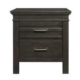 Home Elegance Blaire Farm Gray Night Stand