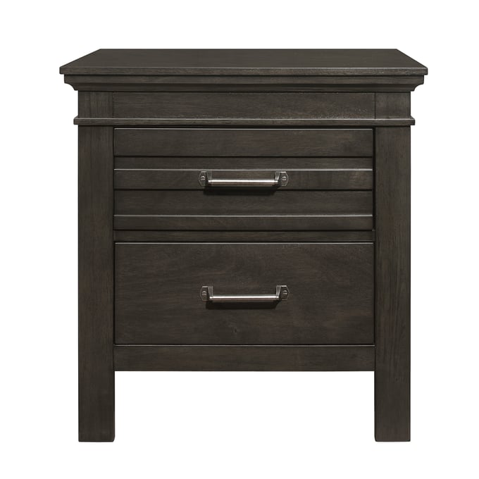 Home Elegance Blaire Farm Gray Night Stand HE-1675-4