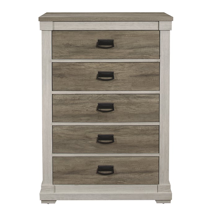 Home Elegance Arcadia Gray White Chest HE-1677-9