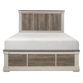 Home Elegance Arcadia Gray White King Bed