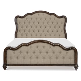 Home Elegance Heath Court Brown Queen Bed