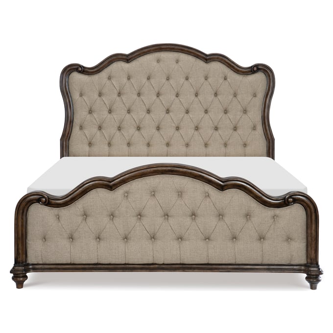 Home Elegance Heath Court Brown Queen Bed HE-1682-1