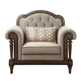 Home Elegance Heath Court Brown Chair