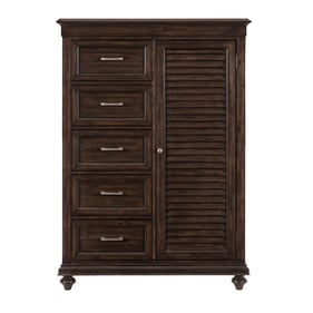 Home Elegance Cardano Brown Wardrobe Chest