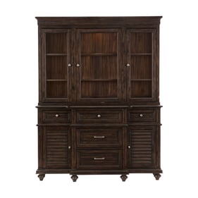 Home Elegance Cardano Brown Buffet and Hutch