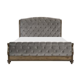 Home Elegance Rachelle Brown Gray Queen Bed