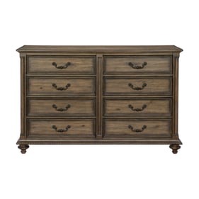 Home Elegance Rachelle Gray Brown Dresser