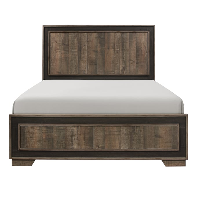 Home Elegance Ellendale Brown Gray Beds HE-1695-1-BEDS-VAR