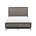 (3)Queen Platform Bed with Footboard Storage