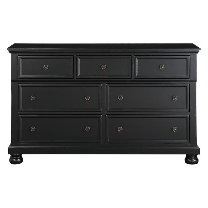 Home Elegance Laurelin Black Hidden Drawer Dresser HE-1714BK-5