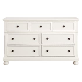 Home Elegance Laurelin White Hidden Drawer Dresser