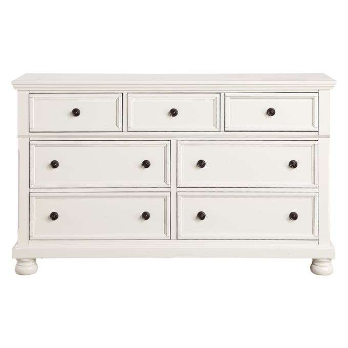 Home Elegance Laurelin White Hidden Drawer Dresser HE-1714W-5