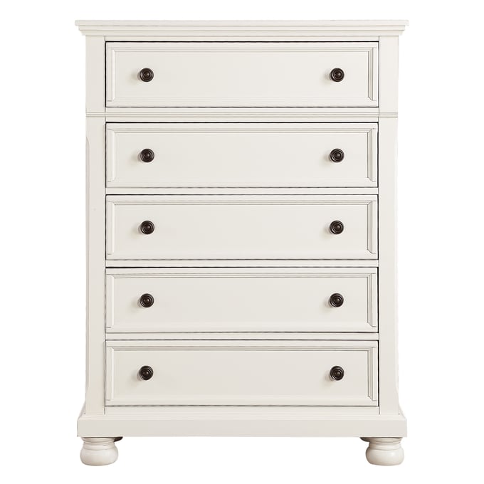 Home Elegance Laurelin White Chest HE-1714W-9