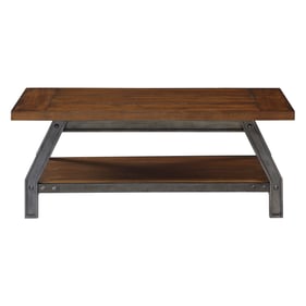 Home Elegance Holverson Brown Gray Cocktail Table