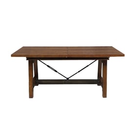 Home Elegance Holverson Brown Gray Dining Table