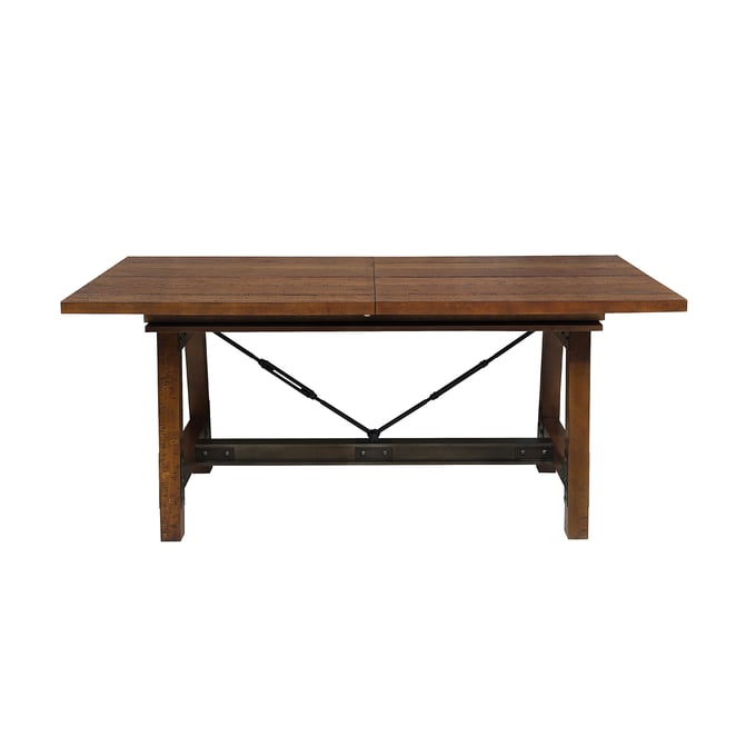 Home Elegance Holverson Brown Gray Dining Table HE-1715-94