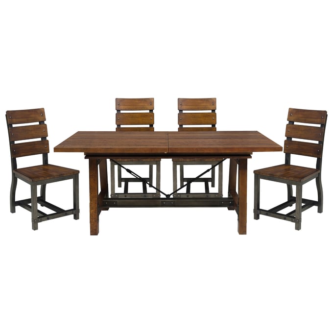 Home Elegance Holverson Gray Brown 5pc Dining Room Set HE-1715-94-5SET