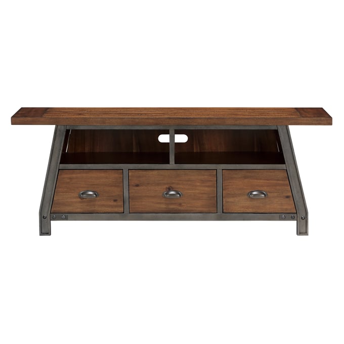 Home Elegance Holverson Brown Gray TV Stand HE-17150-64T