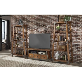 Home Elegance Holverson Brown Gray Entertainment Center