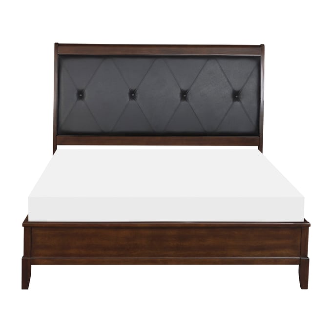 Home Elegance Cotterill Cherry Queen Bed HE-1730-1