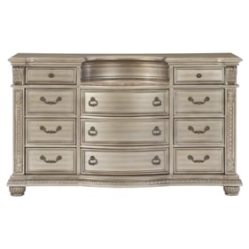 Home Elegance Cavalier Gold Silver Champagne Dresser