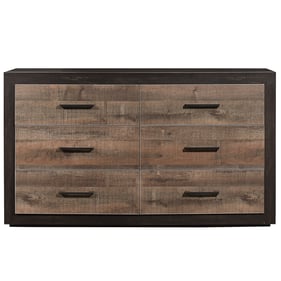 Home Elegance Miter Brown Gray Dresser