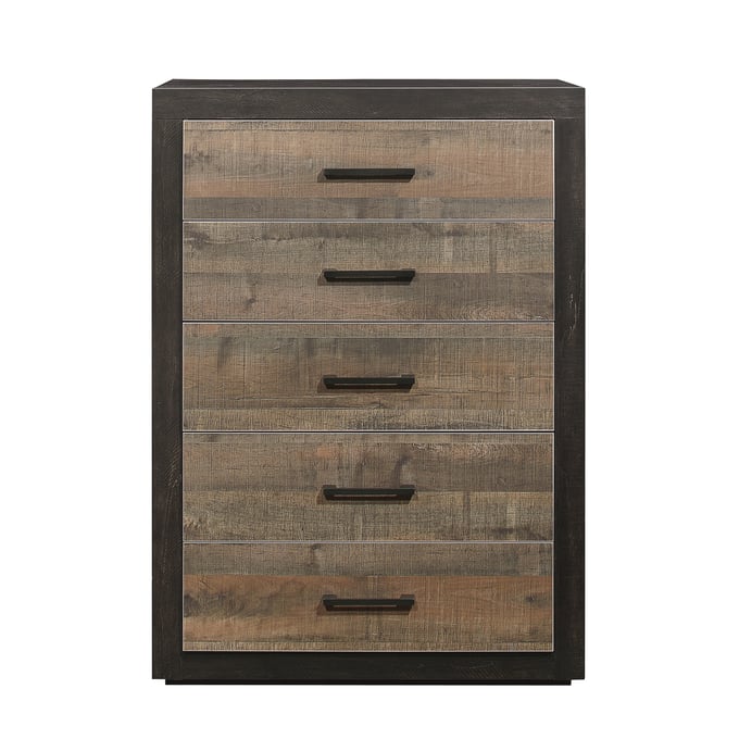 Home Elegance Miter Brown Gray Chest HE-1762-9