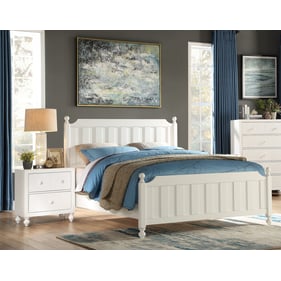 Home Elegance Wellsummer White 2pc Bedroom Set with Queen Bed