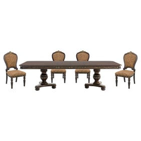 Home Elegance Russian Hill Cherry 5pc Dining Room Set