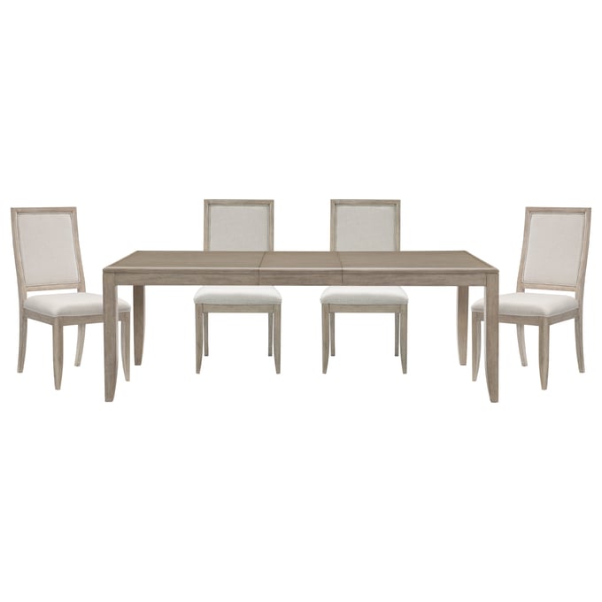 Home Elegance Mckewen Gray Beige 5pc Dining Room Set HE-1820-86-5-SET