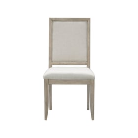 2 Home Elegance Mckewen Gray Beige Side Chairs