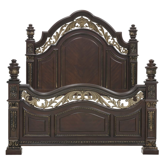 Home Elegance Catalonia Cherry Queen Bed HE-1824-1