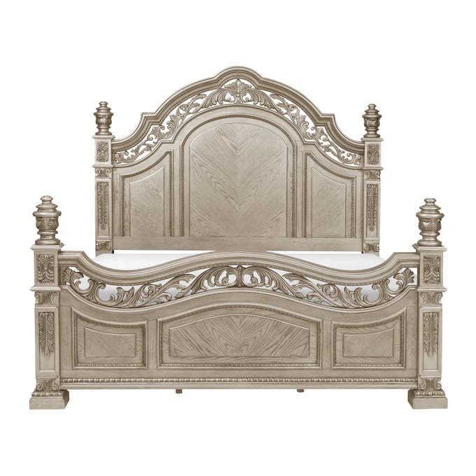 Home Elegance Catalonia Gold Silver Champagne Queen Bed HE-1824PG-1