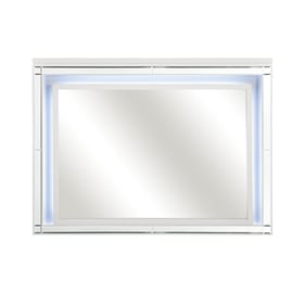 Home Elegance Alonza Gold Silver Champagne White LED Lighting Mirror