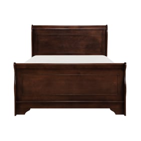 Home Elegance Abbeville Brown Cherry Queen Bed