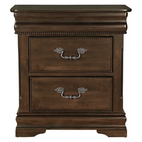 Home Elegance Mont Belvieu Cherry Hidden Drawer Night Stand