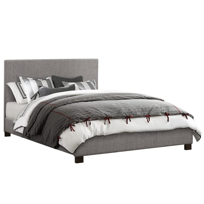 Home Elegance Chasin Gray Full Platform Bed HE-1896FN-1