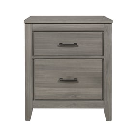 Home Elegance Waldorf Gray Night Stand