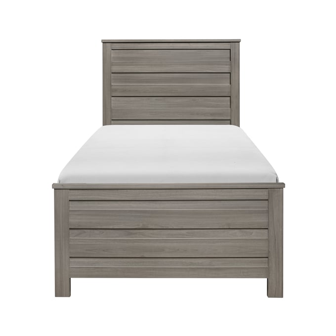 Home Elegance Waldorf Gray Twin Bed HE-1902T-1