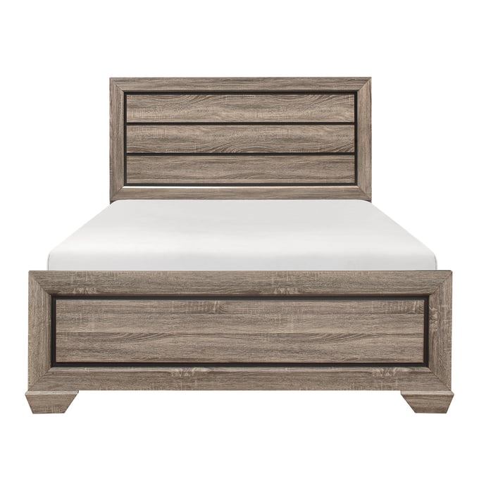 Home Elegance Beechnut Brown Natural Full Bed HE-1904F-1