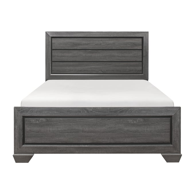 Home Elegance Beechnut Gray Natural Queen Bed HE-1904GY-1